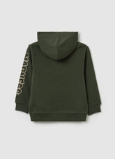 Ovs Sweatshirt With Hood And ''N. York City” Print